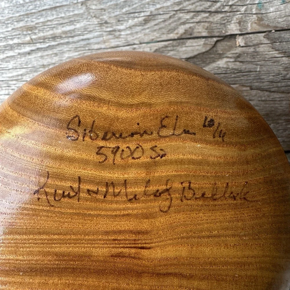 Vintage Trinket Box 5.1 Inch Hand Turned‎ Wood Jewelry Lid Buffalo Nickel Insert